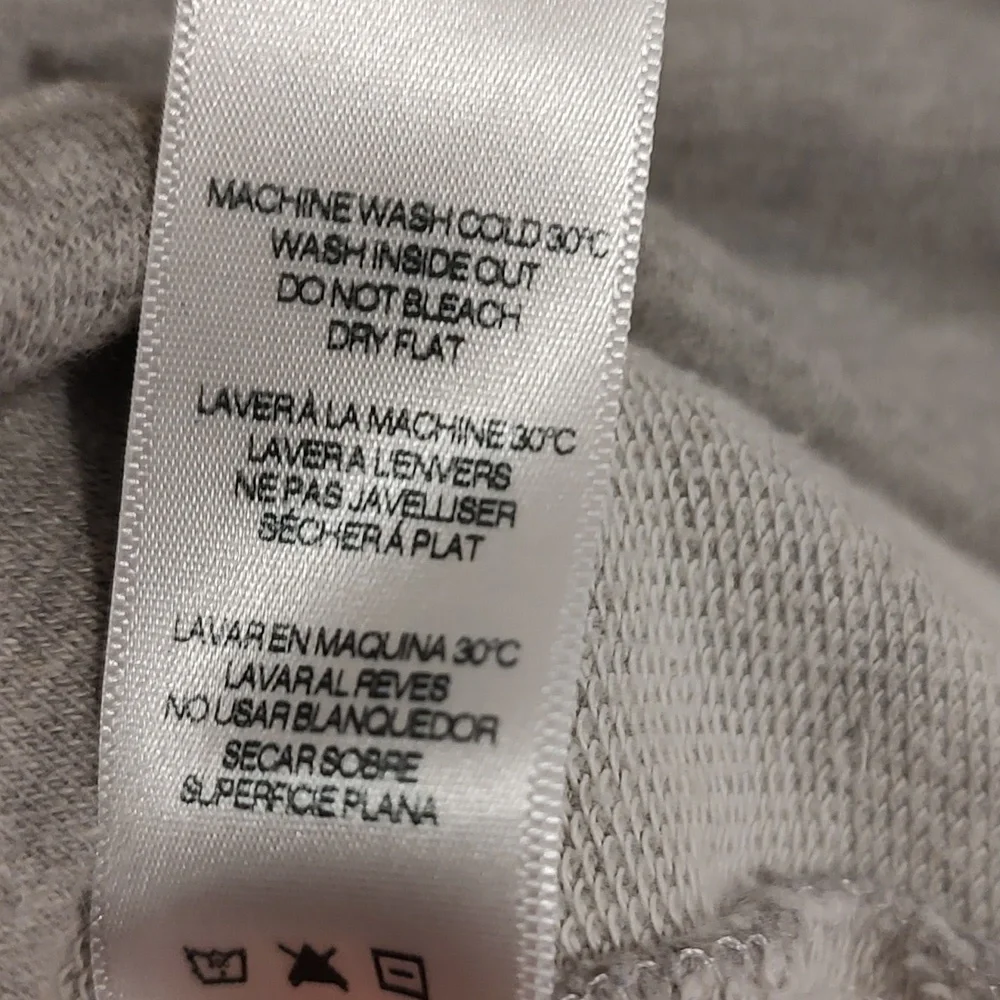 Sundry Gray Floral Embroidered Sweatshirt - Picture 12 of 13